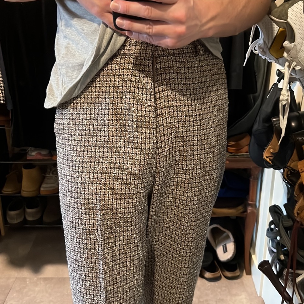 Mens ASOS Design Pattern Pants - Picture 4 of 9